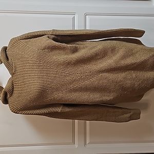 Oversized hoodie knit dress